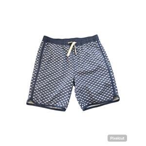 Fair Harbor Boy's Blue Swim Trunks Size: L
